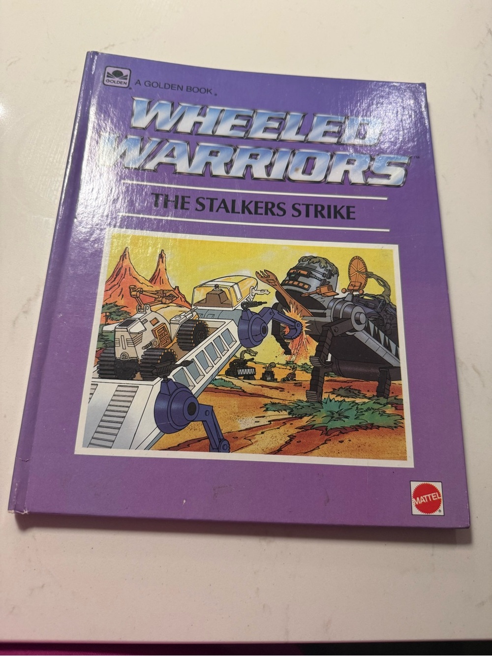 Vintage Wheeler Warriors: The Stalkers Strike - Purple Hardcover (Mattel)